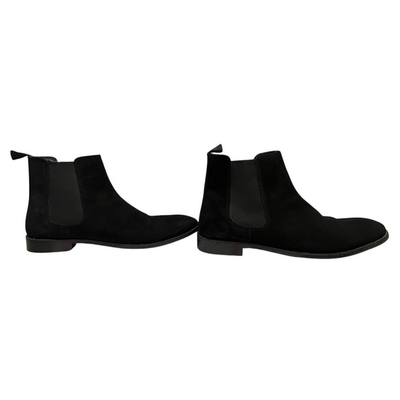  DESIGN Men’s Chelsea Boots in Black Suede- Size 8.5 main image 4